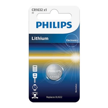 Philips CR1632/00B - Litijumska dugmićasta baterija CR1632 MINICELLS 3V 142mAh