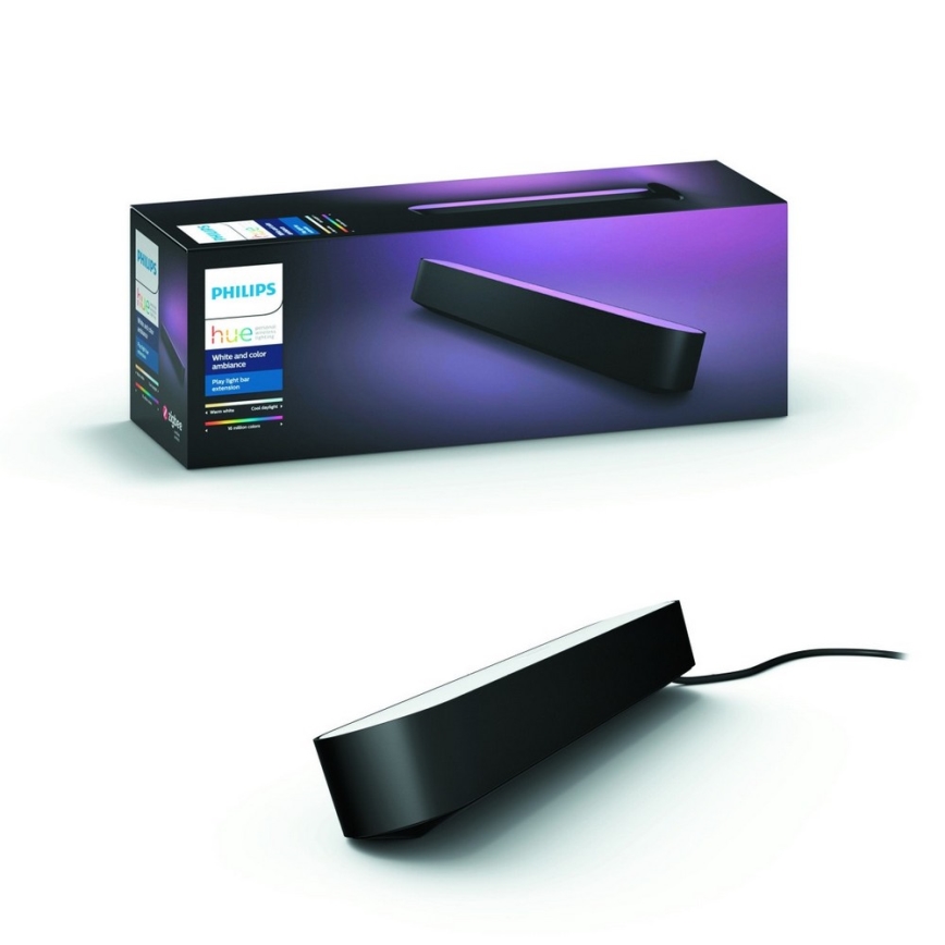 Philips - Set za proširenje LED RGB prigušiva stona lampa Hue PLAY LED/6W/230V crna