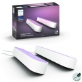 Philips - Komplet 2x LED RGB prigušiva stona lampa Hue PLAY LED/6W/230V bela