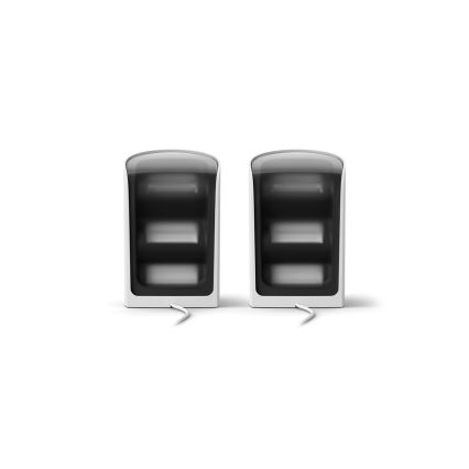 Philips - SET 2x LED RGBW prigušiva projekcijsko svetlo Hue PLAY Wall Washer LED/20W/230V 2000–6500K belo