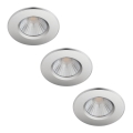 Philips - Komplet 3x LED prigušiva svetla za kupatilo DIVE LED/5,5W/230V IP65