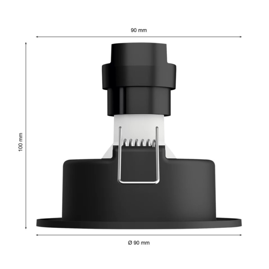 Philips - Komplet 3x LED prigušiva ugradna plafonska svetiljka Hue MILLISKIN 1xGU10/4,2W/230 2200-6500K