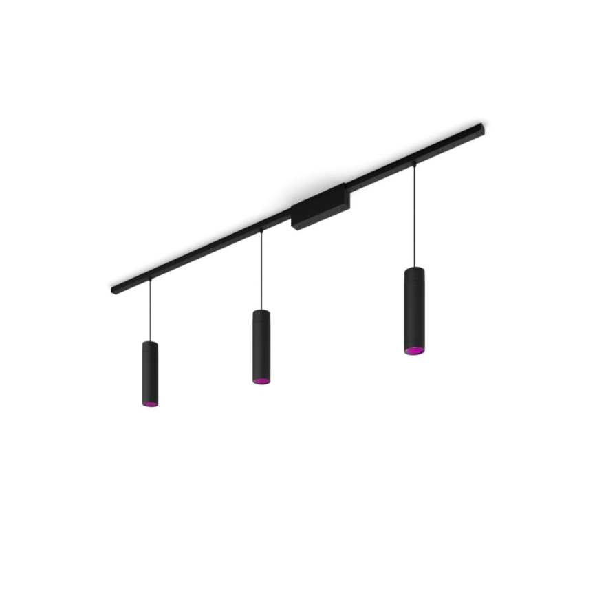 Philips - SET 3x LED RGBW prigušiva luster na sajli za šinski sistem Hue PERIFO LED/15,6W/230V 2000-6500K