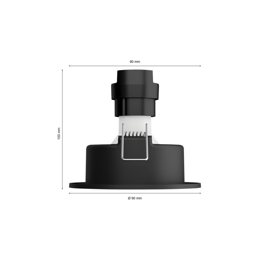 Philips - Komplet 3x LED RGBW prigušiva ugradna svetla Hue CENTURA 1xGU10/4,2W/230V 2000-6500K