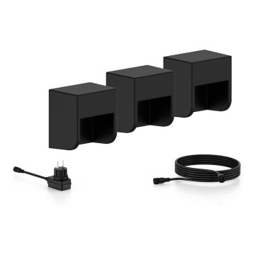 Philips - KOMPLET 3x LED Spoljašnje zidno svetlo GRITS LED/1,5W/24/230V IP44