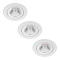 Philips - KOMPLET 3x prigušiva ugradna LED svetiljka LED/5,5W/230V 2700K