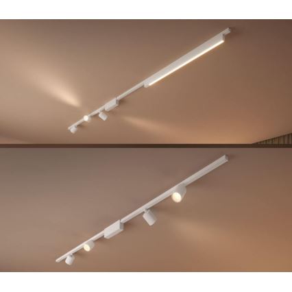 Philips - Komplet od 4 prigušiva LED RGB spot svetla za šinski sistem Hue PERIFO LED RGB/20,8W/230V 2000-6500K