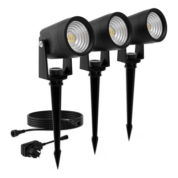 Philips - Komplet od 3 LED spoljašnjih svetiljki GARDENLINK REUEL LED/1,5W/230V 2700K IP44