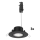 Philips - Komplet od 3 prigušiva LED ugradna stropna svetla CILANTRO LED/5W/230V 4000K crna
