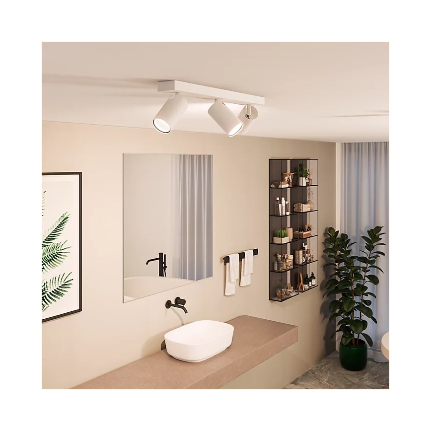Philips - Kupatilska spot svetiljka IDRIS 3xGU10/5W/230V IP44 bela