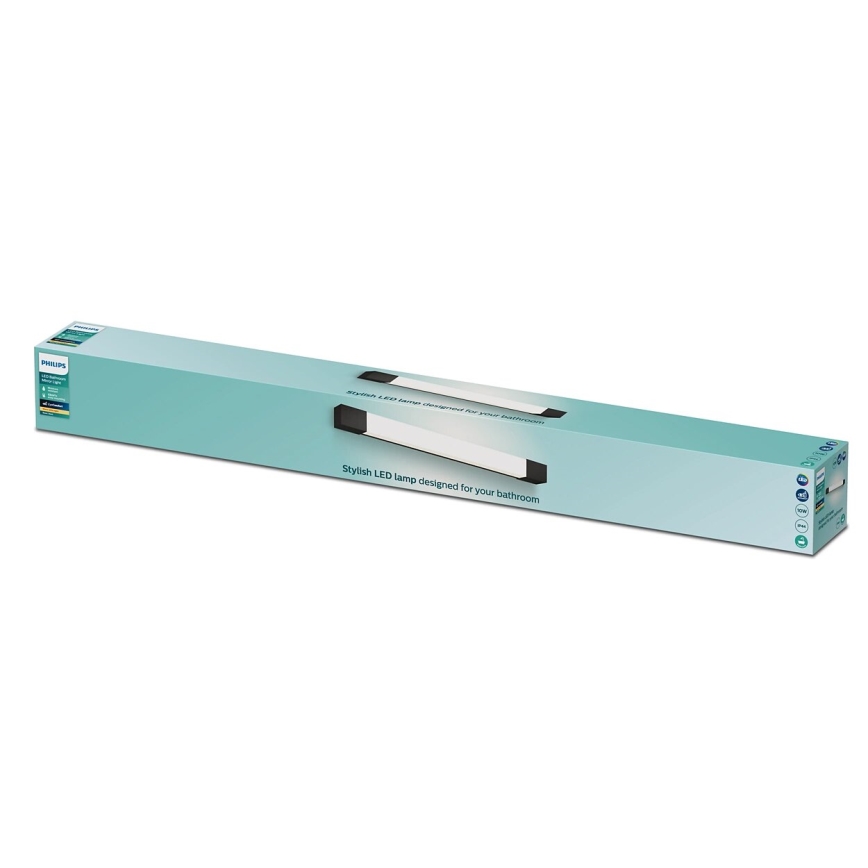 Philips - Kupatilsko osvetljenje za ogledalo ROVER LED/10W/230V IP44 crno