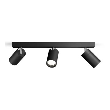 Philips - Kupatilsko spot svetlo IDRIS 3xGU10/5W/230V IP44 crno