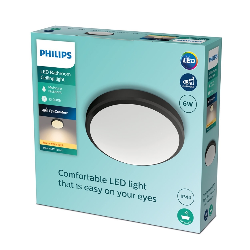 Philips - LED plafonjera za kupatilo, 6W, 230V, IP44