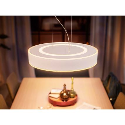 Philips - LED prigušiva luster na sajli Hue LED/33,5W/230V 2200-6500K bela + daljinski upravljač