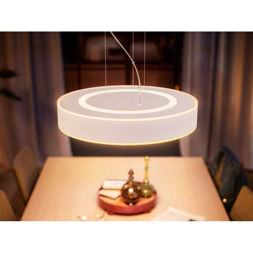 Philips - LED prigušiva luster na sajli Hue LED/33,5W/230V 2200-6500K bela + daljinski upravljač