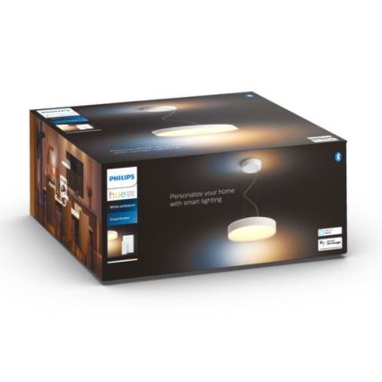 Philips - LED prigušiva luster na sajli Hue LED/33,5W/230V 2200-6500K bela + daljinski upravljač