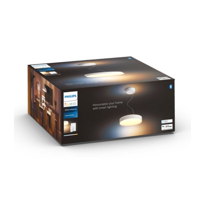 Philips - LED prigušiva luster na sajli Hue LED/33,5W/230V 2200-6500K bela + daljinski upravljač