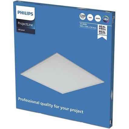 Philips - LED panel za spušteni plafon PROJECTLINE LED/36W/230V 59,5x59,5 cm