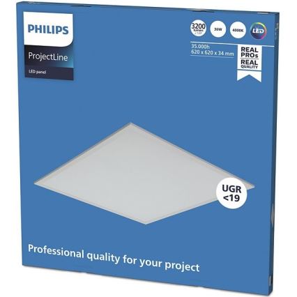 Philips - LED panel za spušteni plafon PROJECTLINE LED/36W/230V 62x62 cm