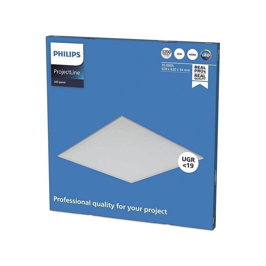 Philips - LED panel za spušteni plafon PROJECTLINE LED/36W/230V 62x62 cm