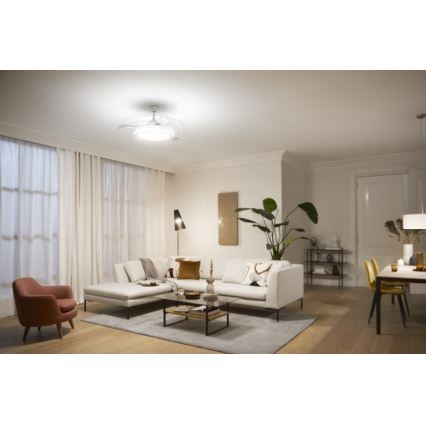 Philips - LED plafonski ventilator LED/35W/230V 5500/4000/2700K beli + daljinski upravljač