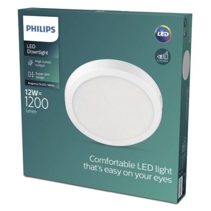Philips - LED stropno svetlo LED/12W/230V 2700K bela