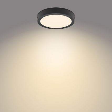Philips - LED plafonsko svetlo LED/12W/230V 2700K crno