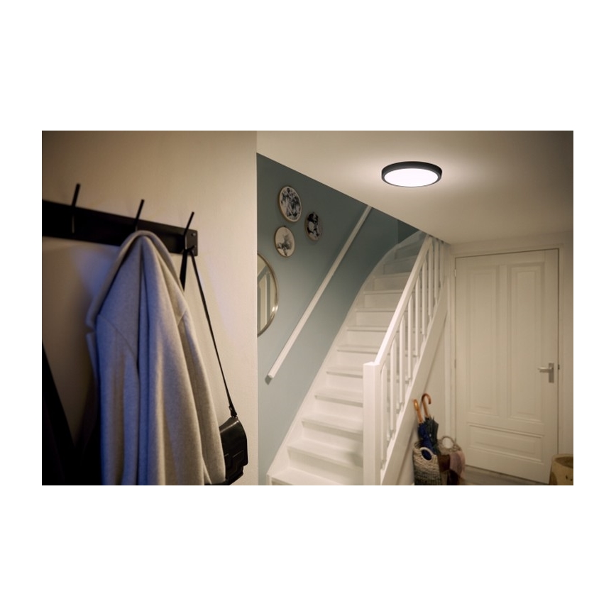 Philips - LED plafonsko svetlo LED/12W/230V 2700K crno