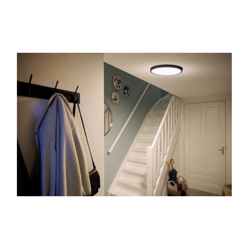 Philips - LED plafonsko svetlo LED/20W/230V 2700K crno