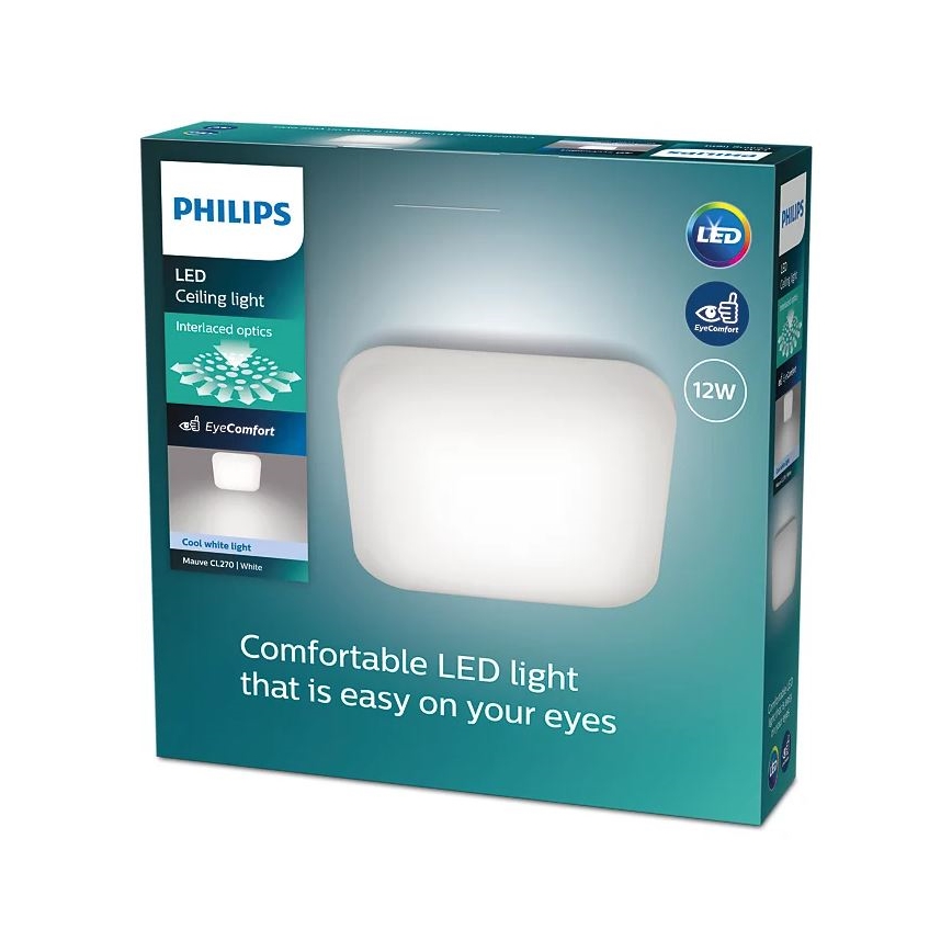 Philips - LED stropna svetiljka LED/12W/230V 4000K