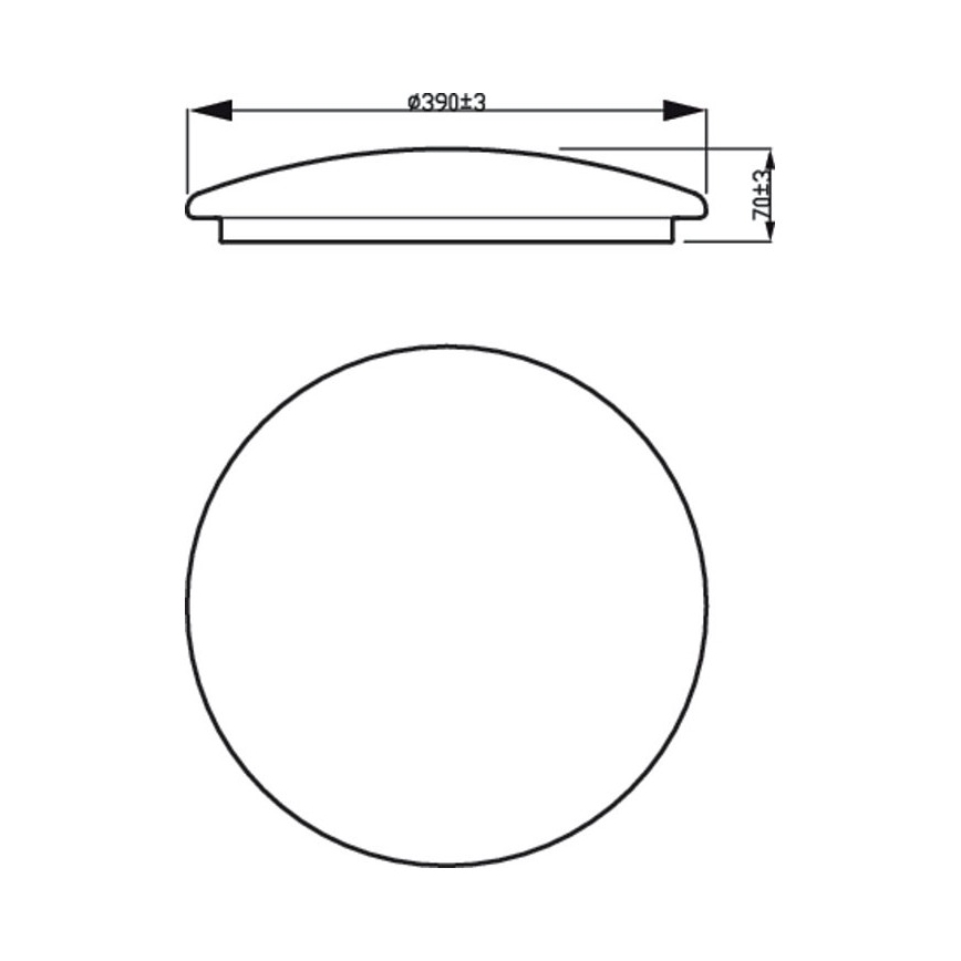 Philips - LED stropna svetiljka LED/20W/230V 4000K