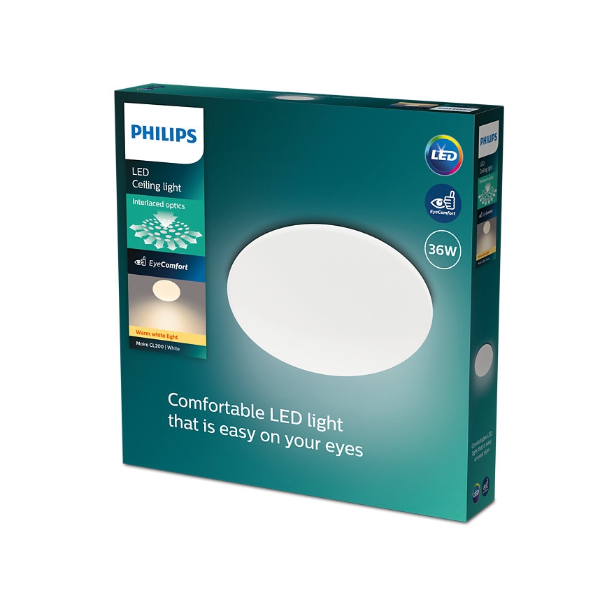 Philips - LED plafonsko svetlo MOIRE LED/36W/230V 2700K