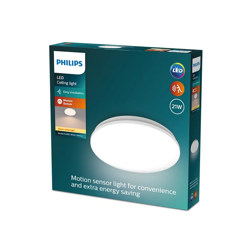 Philips - LED plafonsko svetlo sa senzorom ACUNA LED/21W/230V 2700K