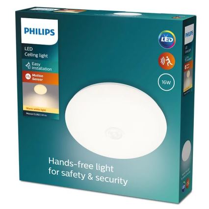 Philips - LED plafonsko svetlo sa senzorom LED/16W/230V 2700K