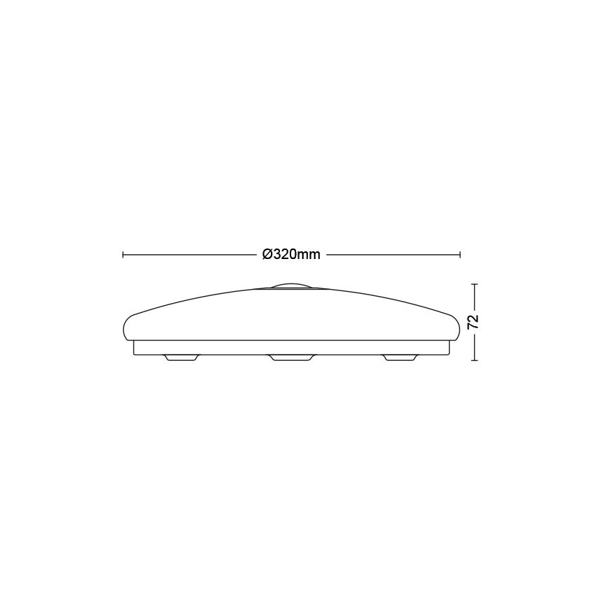 Philips - LED plafonsko svetlo sa senzorom LED/16W/230V 2700K