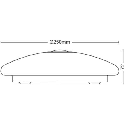 Philips - LED plafonsko svetlo sa senzorom MAUVE LED/6W/230V