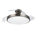 Philips - LED plafonsko svetlo sa ventilatorom BLISS LED/35W/230V 5500/4000/2700K nikl + daljinski upravljač
