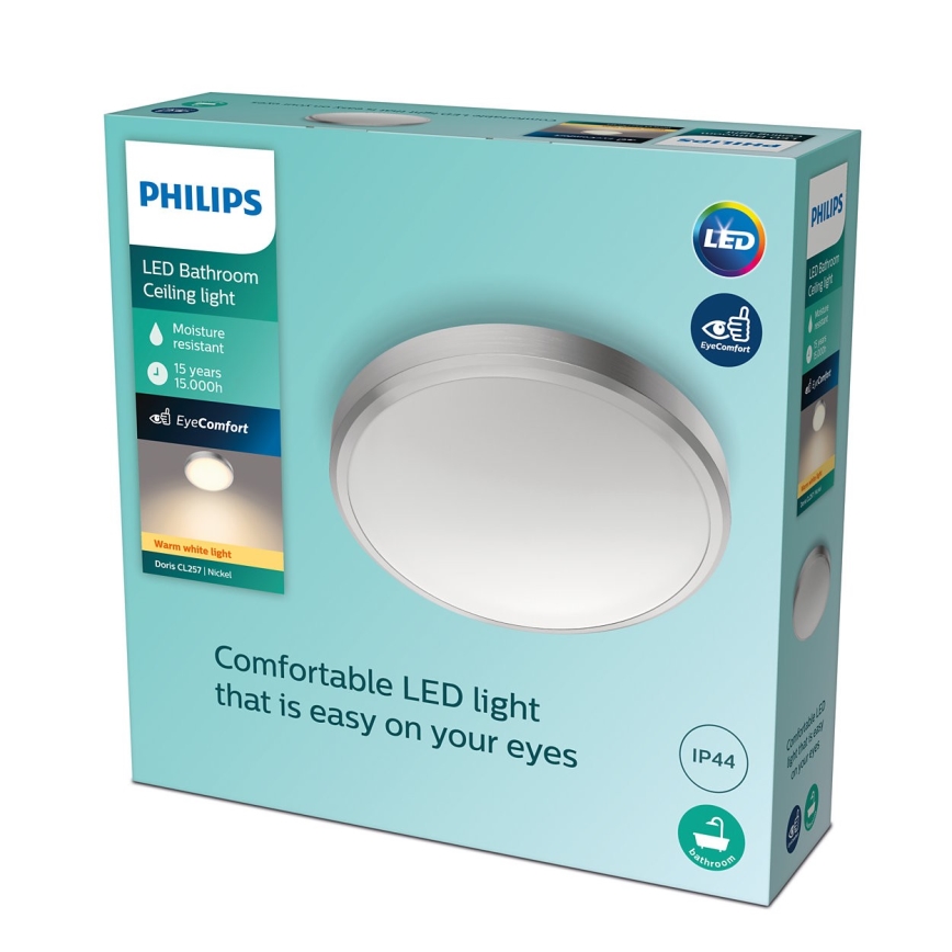 Philips - LED plafonsko svetlo za kupatilo LED/17W/230V 2700K IP44