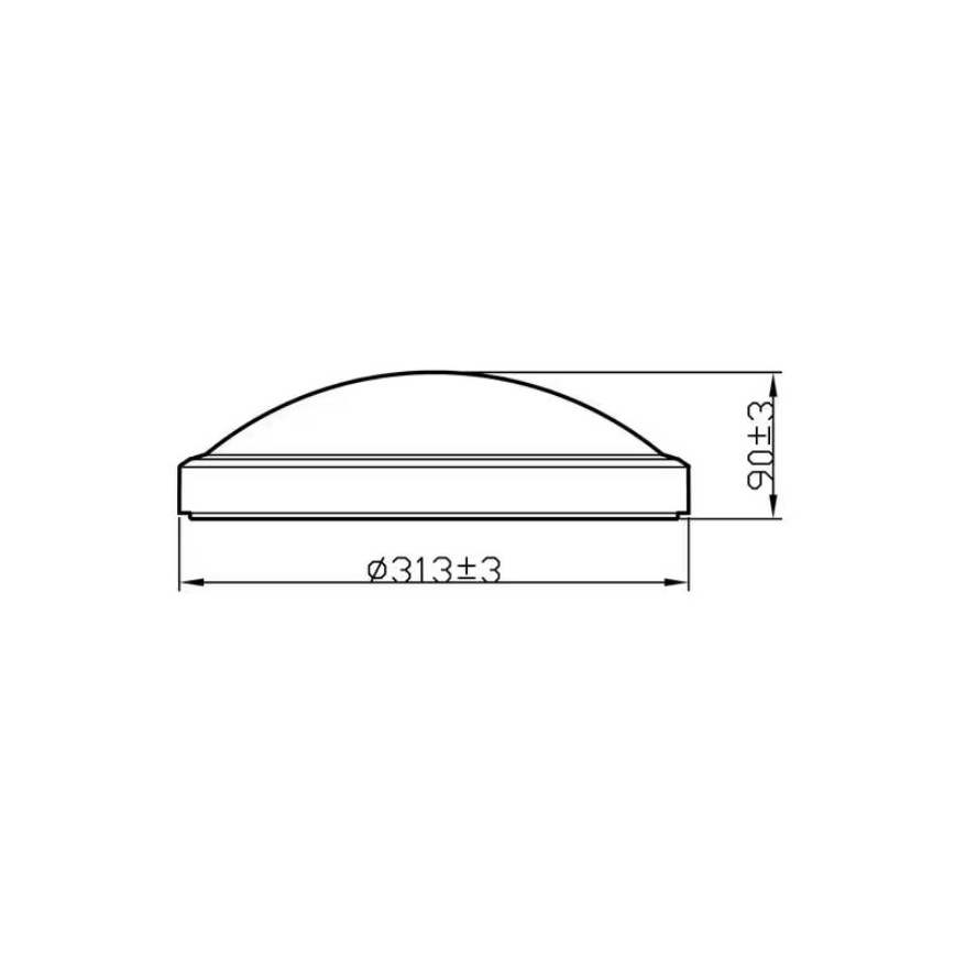 Philips - LED stropno svetlo za kupatilo LED/17W/230V 4000K IP44