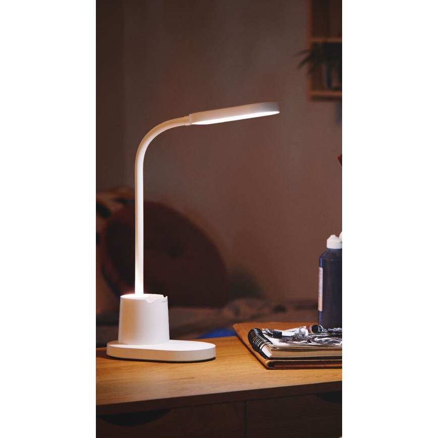 Philips - LED prigušiva dodirna stona lampa BUCKET LED/7W/5V 1800 mAh 3000/4000/5700K CRI 90
