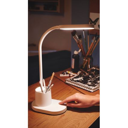 Philips - LED prigušiva dodirna stona lampa BUCKET LED/7W/5V 1800 mAh 3000/4000/5700K CRI 90