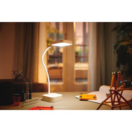 Philips - LED prigušiva dodirna stona lampa ROCK LED/5W/5V 1800 mAh