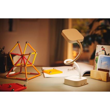 Philips - LED prigušiva dodirna stona lampa ROCK LED/5W/5V 1800 mAh