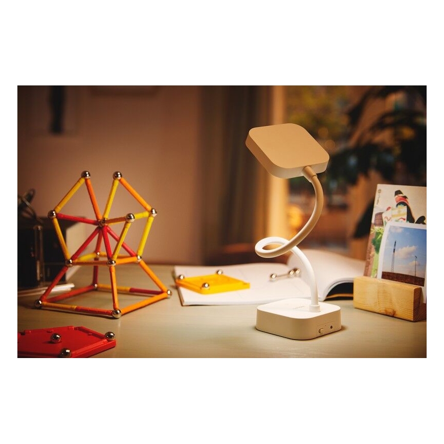 Philips - LED prigušiva dodirna stona lampa ROCK LED/5W/5V 1800 mAh