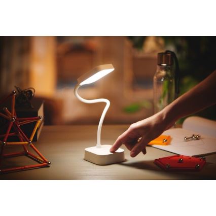 Philips - LED prigušiva dodirna stona lampa ROCK LED/5W/5V 1800 mAh