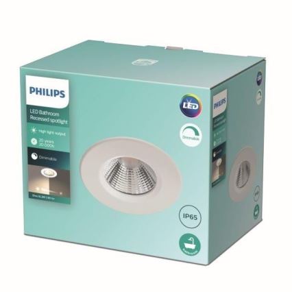 Philips - LED prigušiva kupatilska svetiljka LED/5,5W/230V 2700K IP65