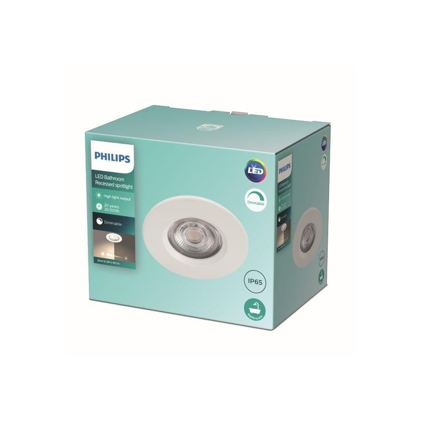 Philips - LED prigušiva kupatilska svetiljka LED/5W/230V 2700K IP65