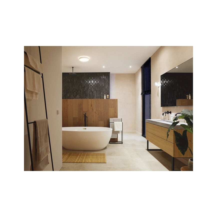 Philips - LED prigušiva kupatilsko svetlo Hue DEVERE LED/19,2W/230V IP44 pr. 381 mm 2200-6500K + daljinski upravljač