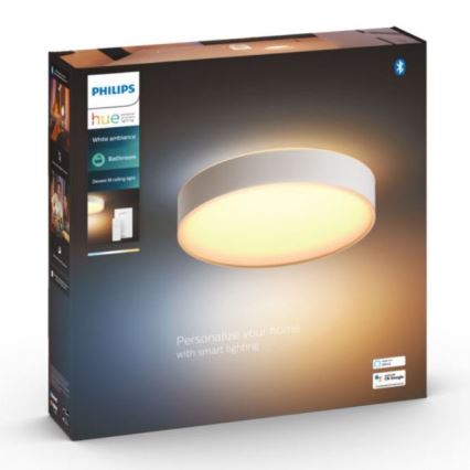 Philips - LED prigušiva kupatilsko svetlo Hue DEVERE LED/19,2W/230V IP44 pr. 381 mm 2200-6500K + daljinski upravljač