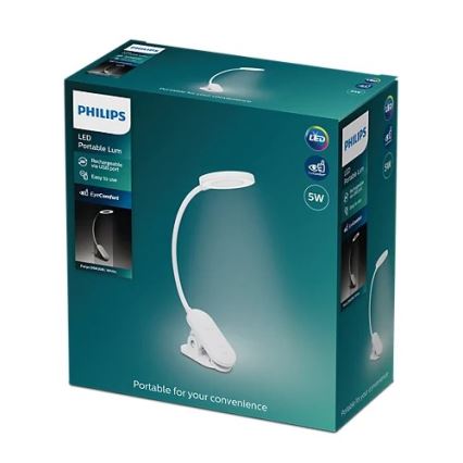 Philips - prigušiva LED lampa sa stezaljkom LED/5W/5V CRI 90